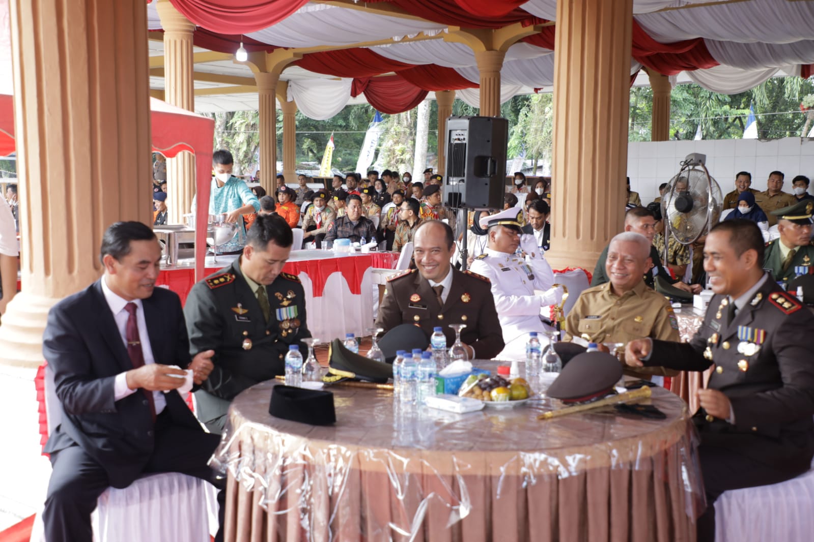 Bupati, Kapolres beserta jajaran unsur Forkopimda Asahan